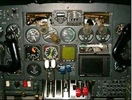 The photo shows a complete Main & Sub Panels, Cobham/Chelton System, Cobham/S-Tec System 65 Autopilot: Aero Commander 685
