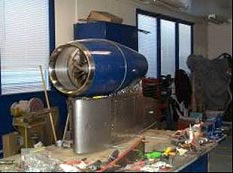 The photo shows a Stainless Steel Pylon Fabrication.