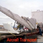 Aircraft transport of a Mig21 wing.