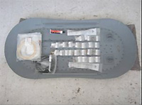 Photo of Universal Antenna Mount Kitted and ready for overseas shipment.