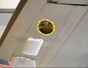 Photo of a P-Sys/Lasar Antenna Installation: Completed, before test flight.